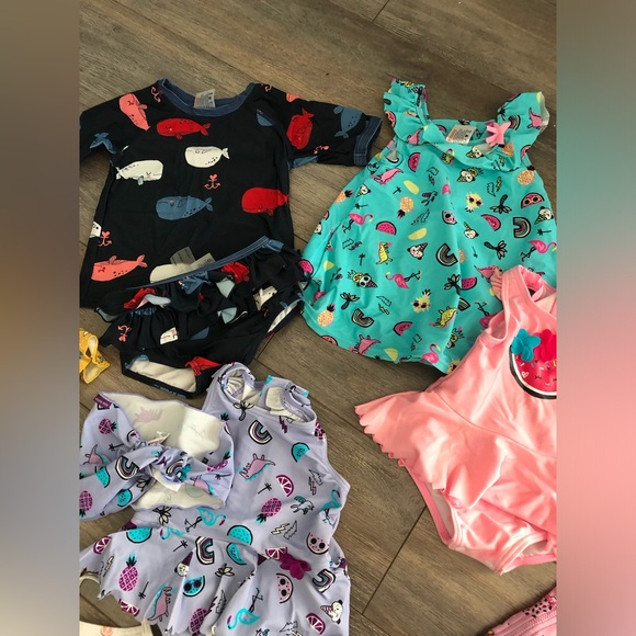 Lot 11x maillots de bain bb fille Souris-mini et autres 12/18 mois et + - Picture 5 of 7